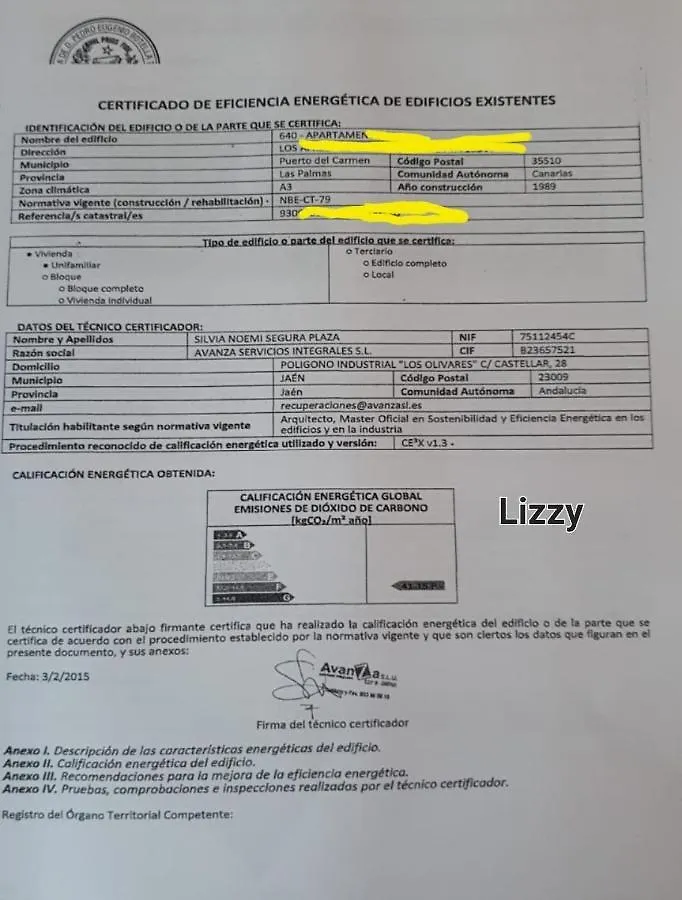 Appartamento Vivienda Vacacional Lizzy Puerto del Carmen  Spagna